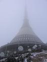 Ještěd in the fog